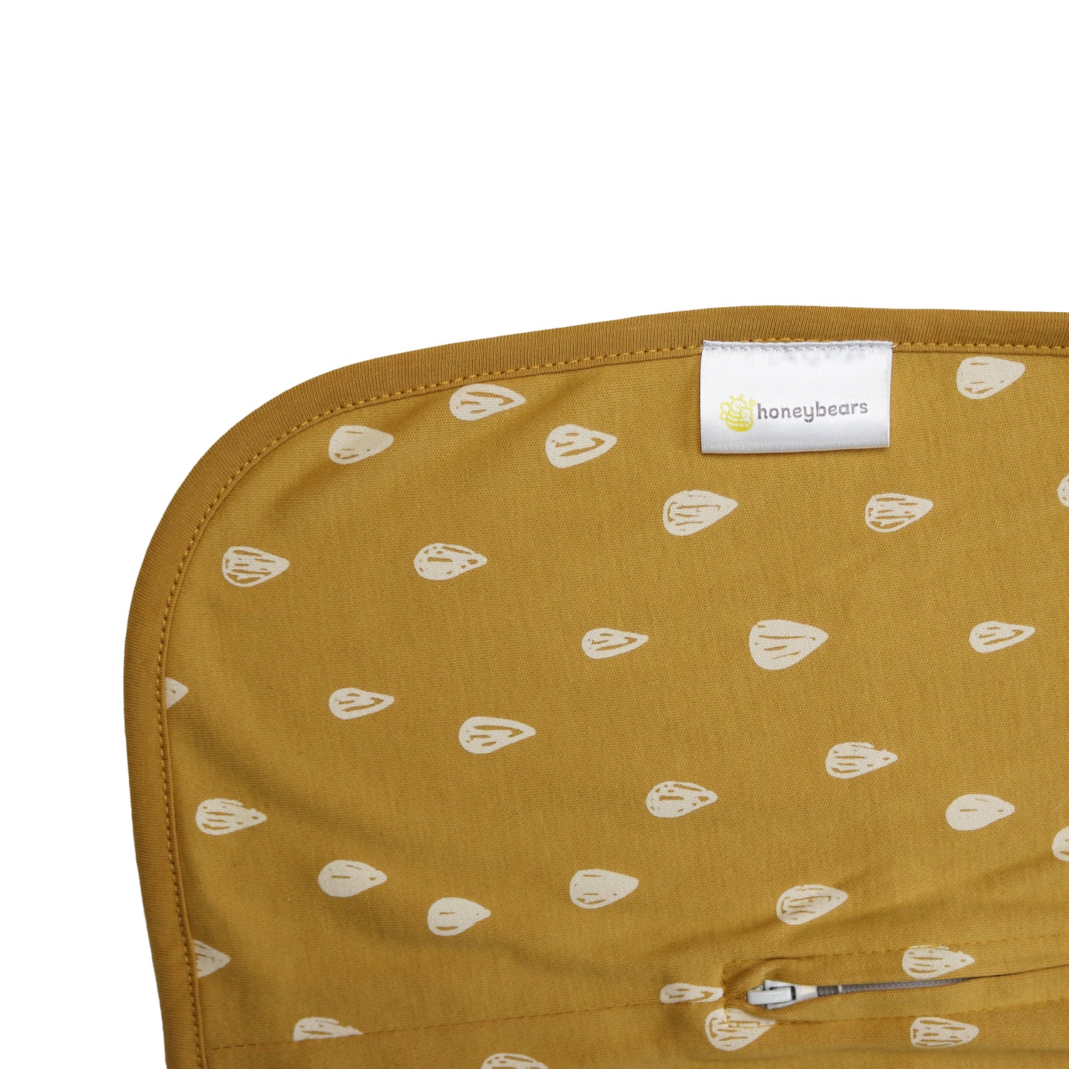 Honeybears Inbakerslaapzak – Slaapzak baby – Inbakerdoek baby – Geel - 3 tot 6 maanden - 68 cm