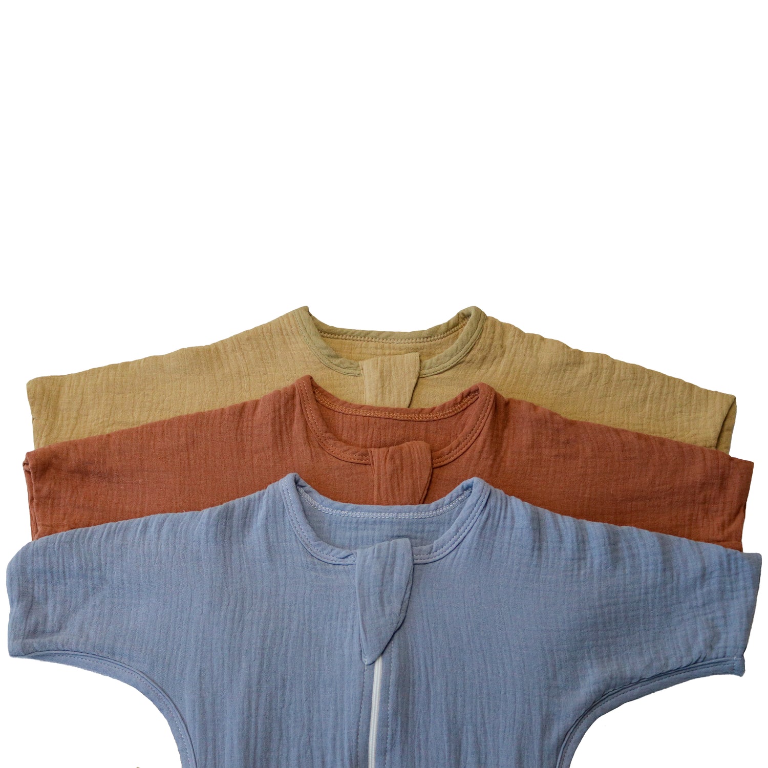 Slaapzak met mouwen – Hydrofiele slaapzak - Beige – 0-6 maanden – 70 CM