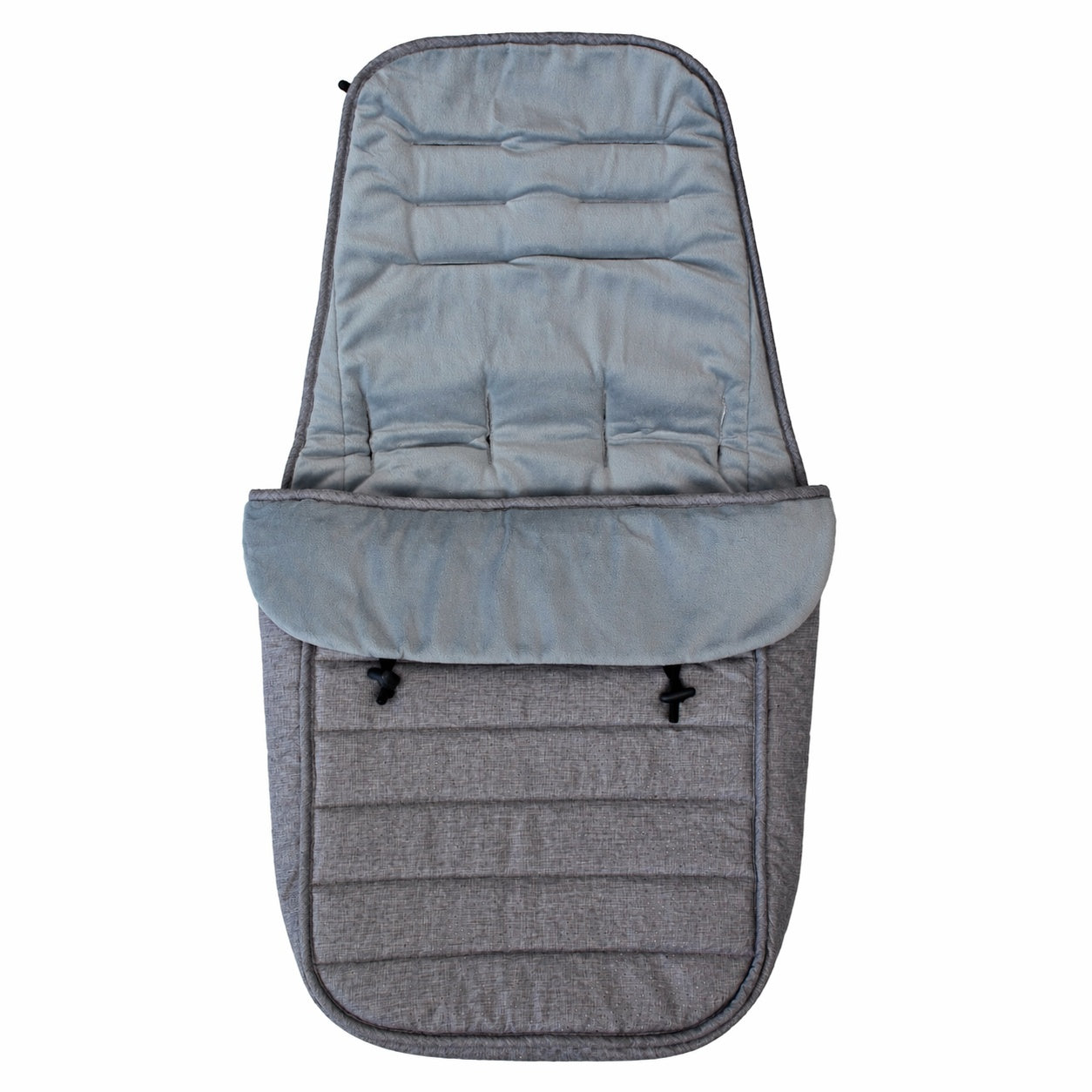 Universele voetenzak kinderwagen grijs