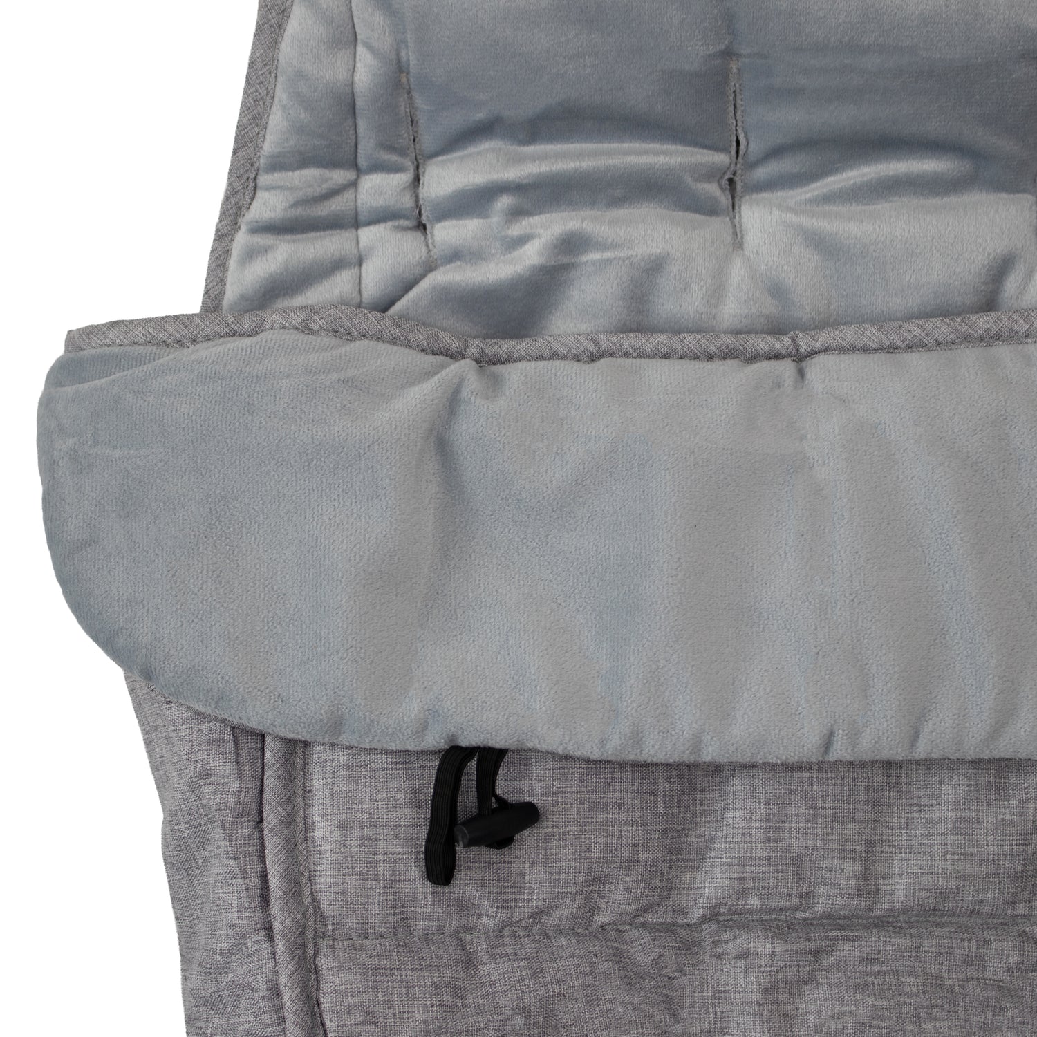 Universele voetenzak kinderwagen grijs