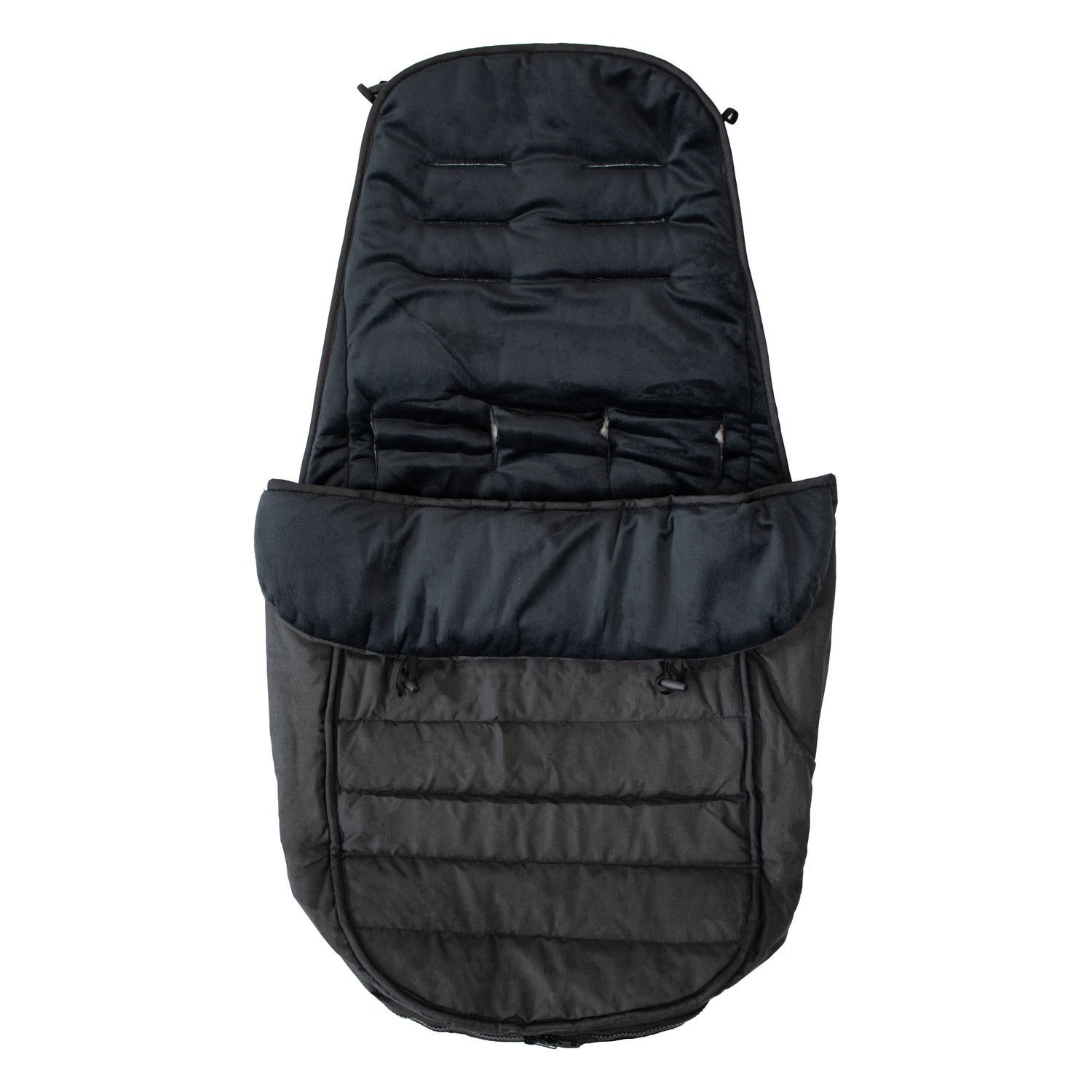 Universele voetenzak kinderwagen zwart